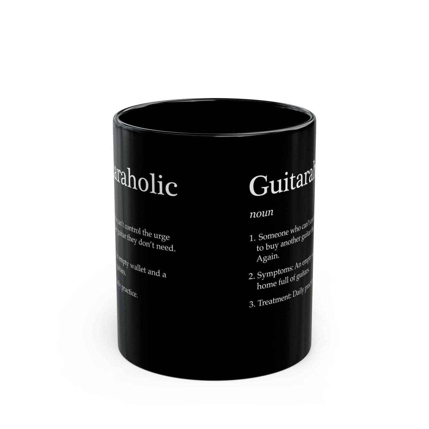 Guitaraholic definition Mug