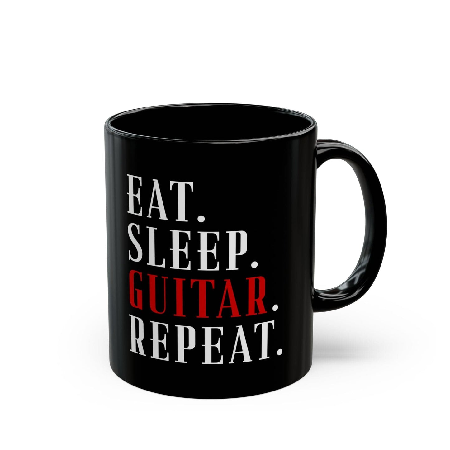 Eat Sleep Guitar Repeat Mug