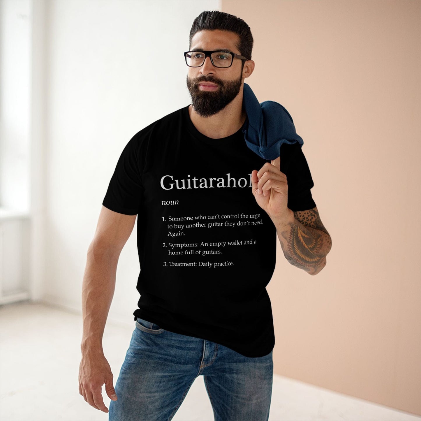 Guitaraholic Definition, Unisex T-shirt