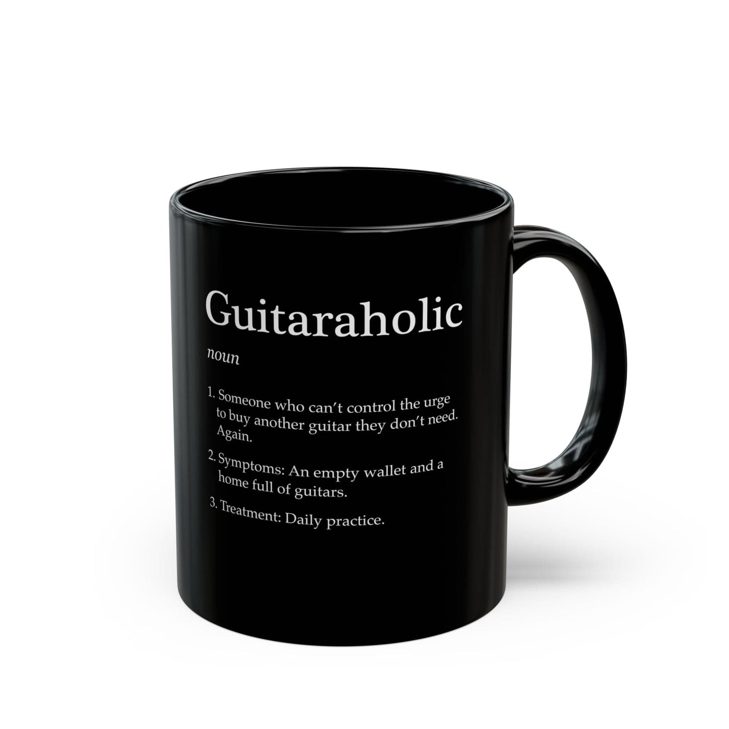 Guitaraholic definition Mug