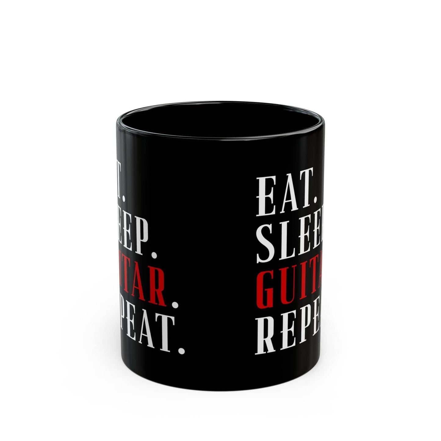 Eat Sleep Guitar Repeat Mug