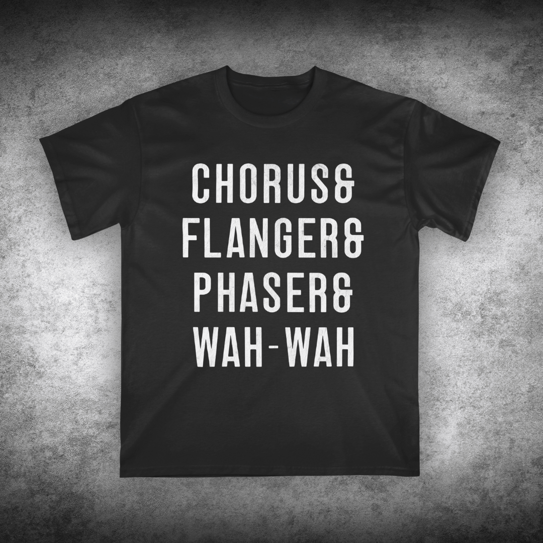 Chorus & Flange & Phaser & Wah-Wah, Unisex T-shirt