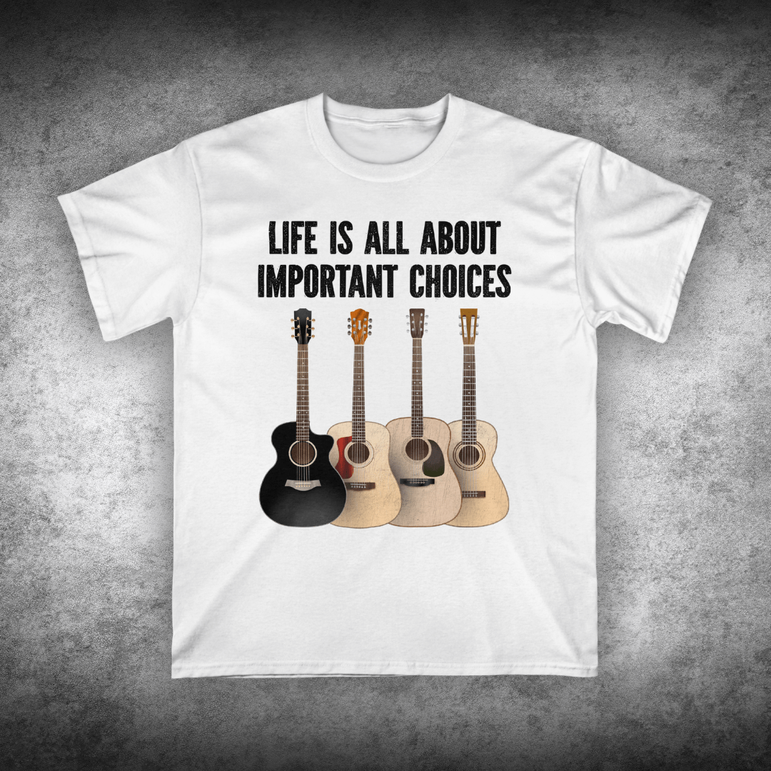 Life Is All About Important Choices, Comfort Colors Unisex T-shirt