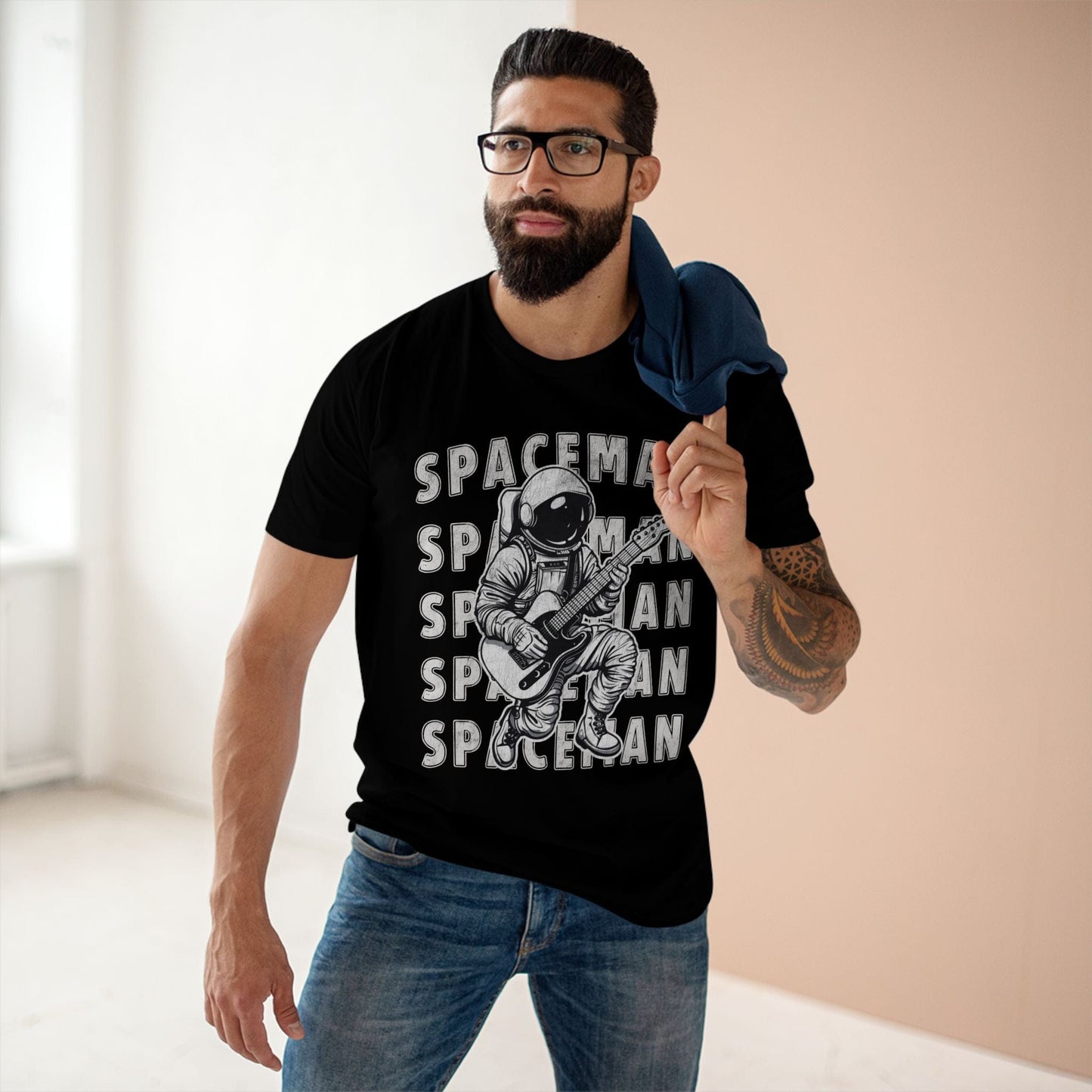 Spaceman Guitar Player, Unisex T-shirt