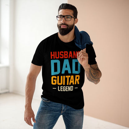 Husband, Dad, Guitar Legend, Unisex T-shirt