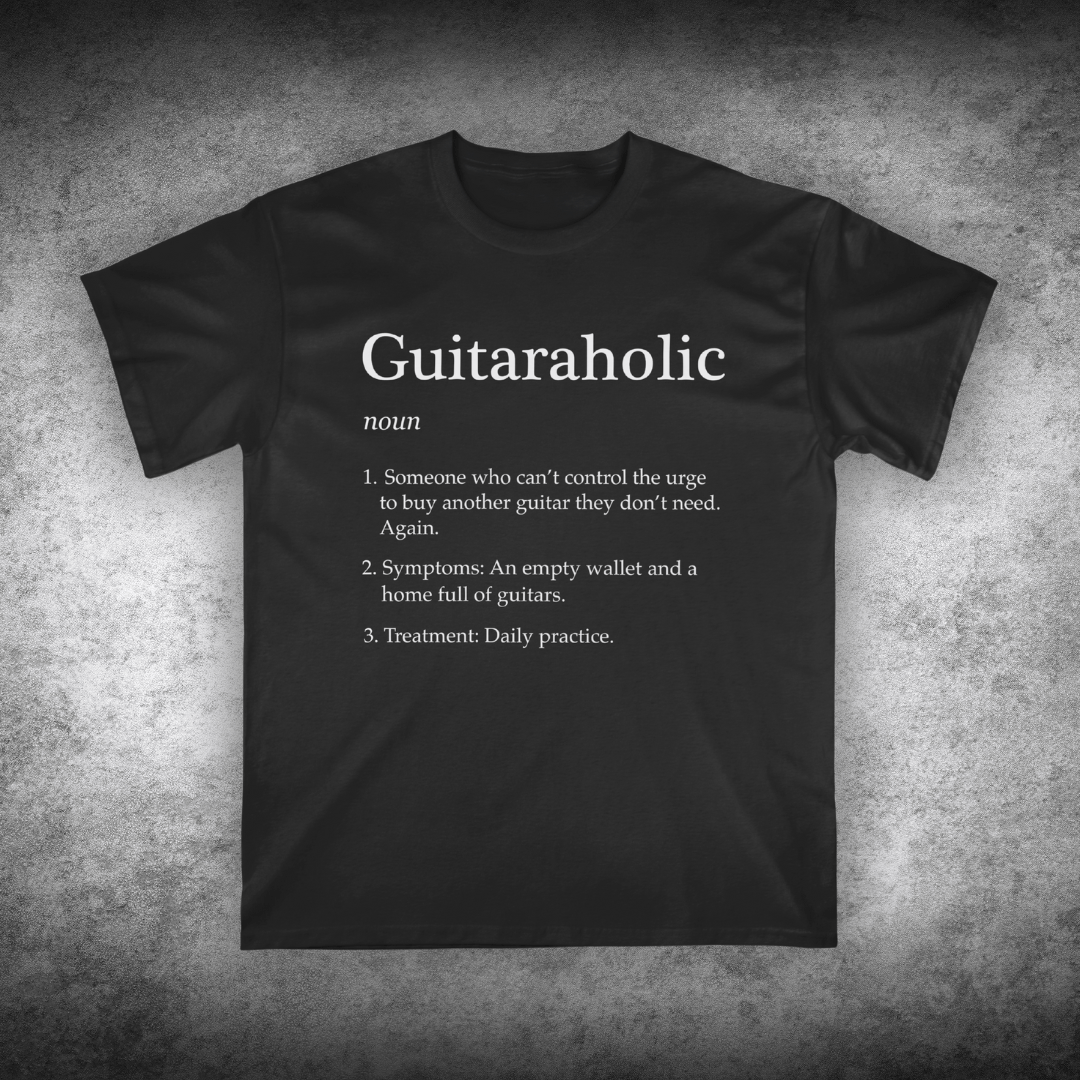 Guitaraholic Definition, Unisex T-shirt