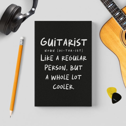 Guitarist Funny Definition Practice Journal