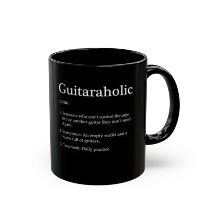 Guitaraholic definition Mug