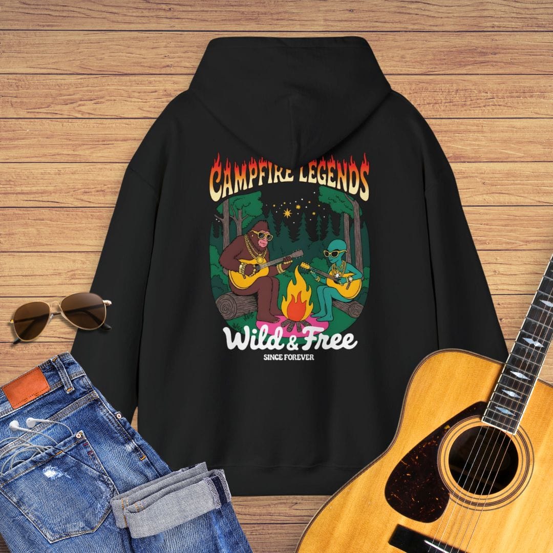 Campfire Legends Guitar Hoodie