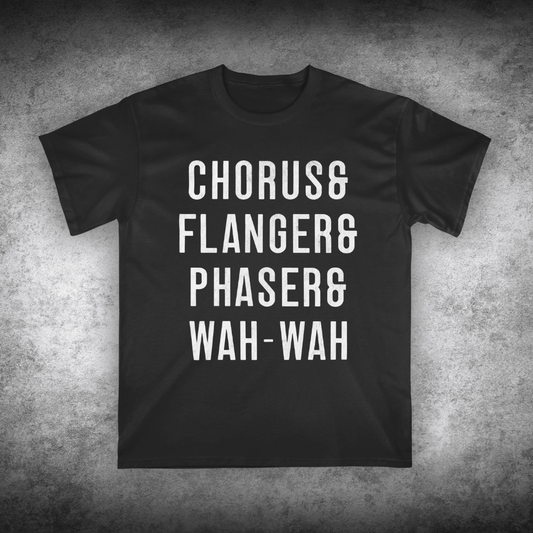 Chorus & Flange & Phaser & Wah-Wah, Unisex T-shirt