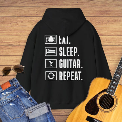 Eat, Sleep, Guitar, Repeat Hoodie