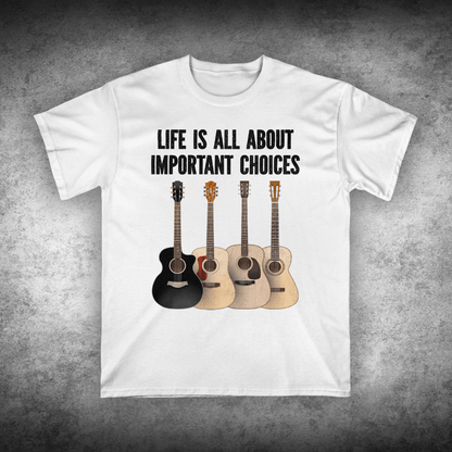 Life Is All About Important Choices, Comfort Colors Unisex T-shirt