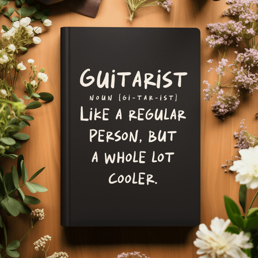 Guitarist Funny Definition Practice Journal