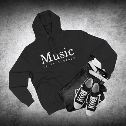 Music Is My Therapy Hoodie – Cozy Hoodie for Musicians and Music Lovers