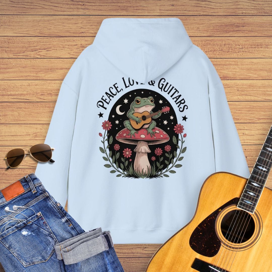 Peace Love & Guitar Hoodie