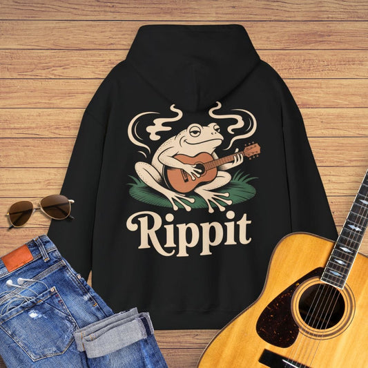 Rippit Frog Guitar Hoodie