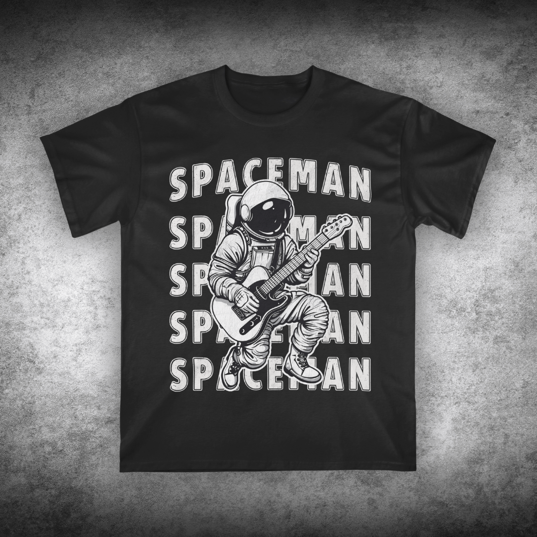 Spaceman Guitar Player, Unisex T-shirt