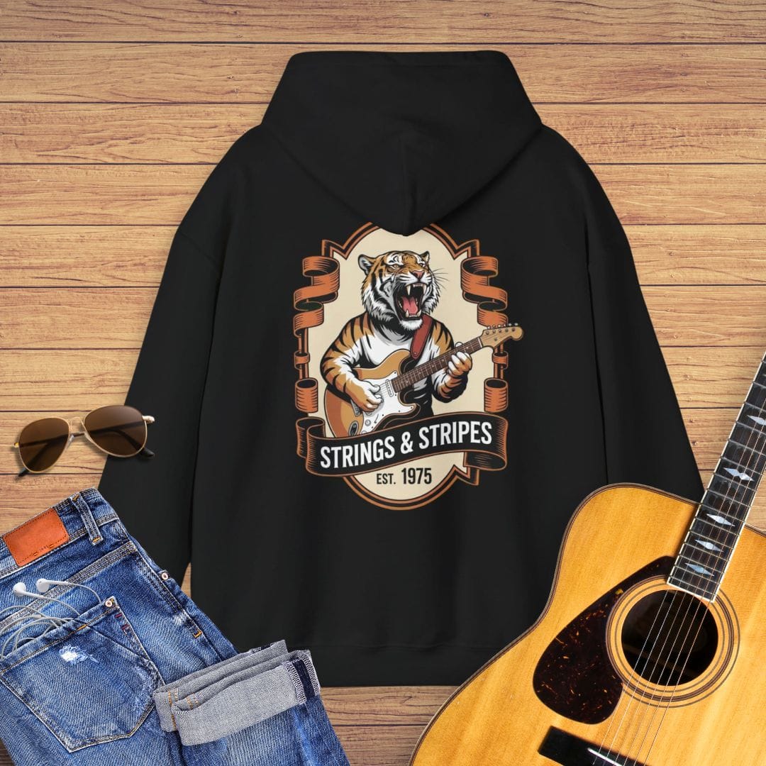 Strings & Stripes Guitar Hoodie