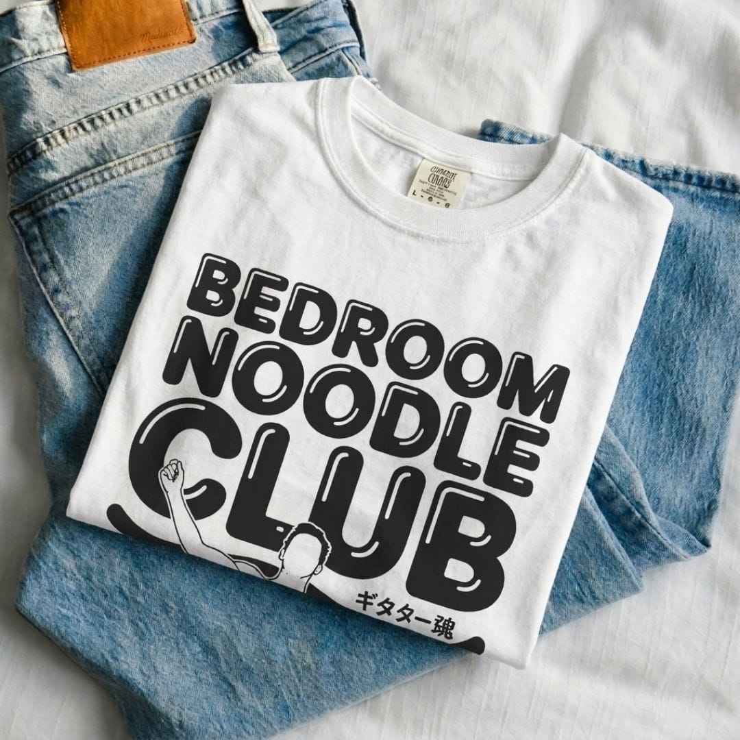 Bedroom Noodle Club Guitar T-shirt