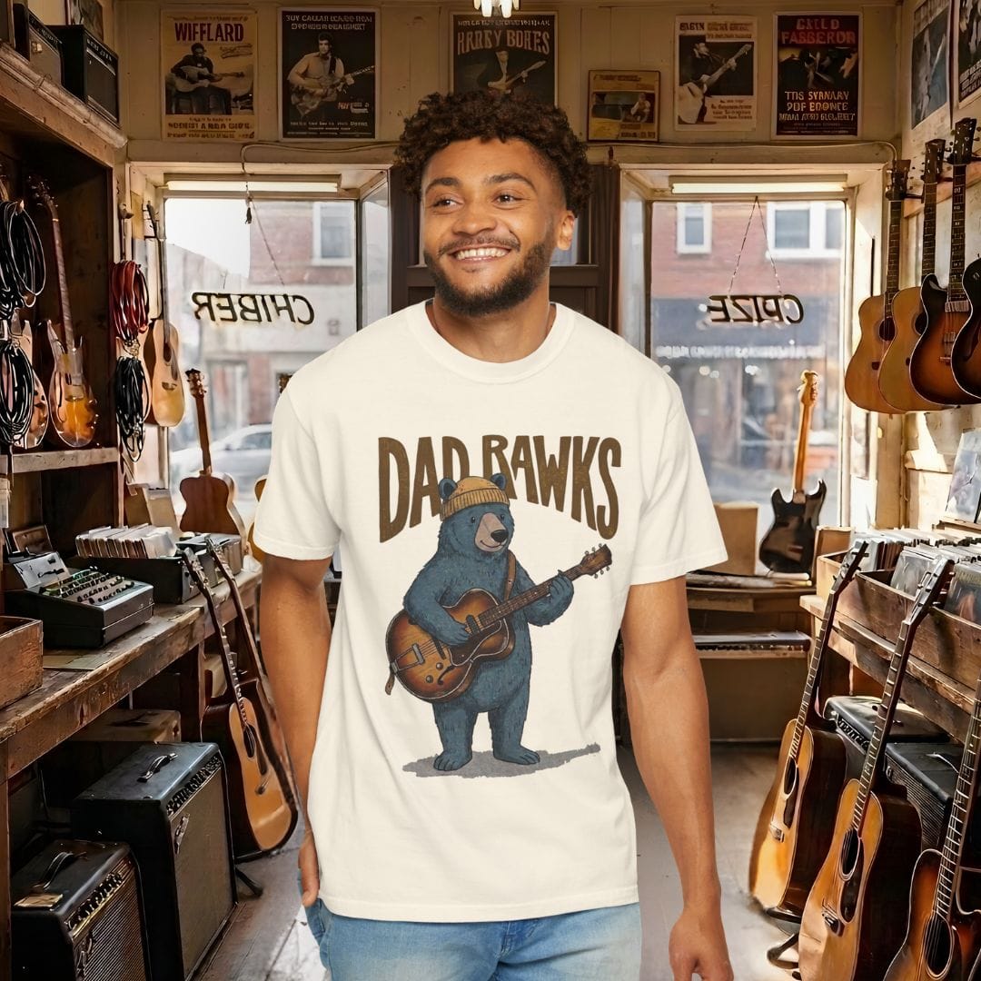 Dad Rawks Guitar T-Shirt