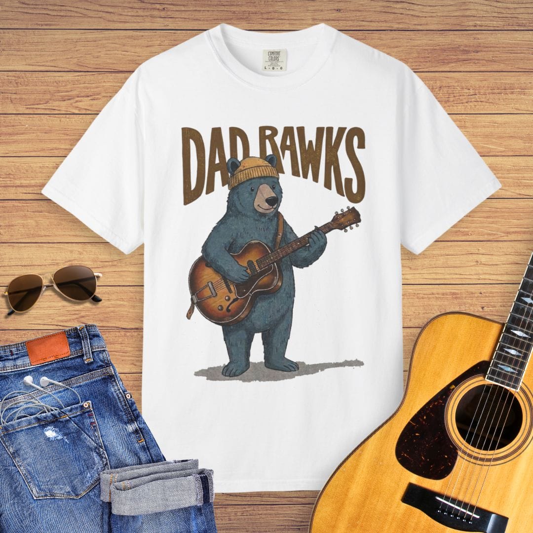 Dad Rawks Guitar T-Shirt