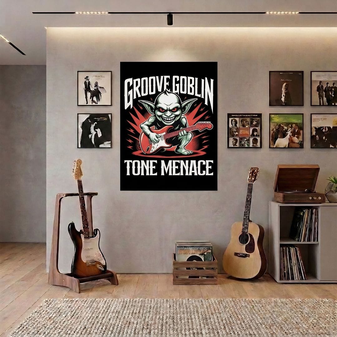 Groove Goblin Guitar Poster (24"x32")