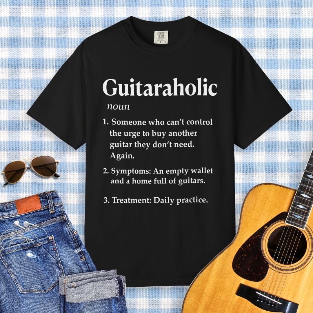 Guitaraholic Definition T-shirt