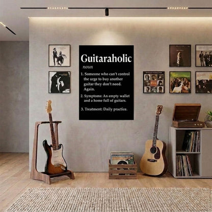 Guitaraholic Definition Poster (24"32")