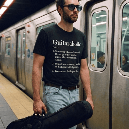 Guitaraholic Definition T-shirt