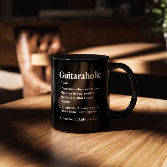 Guitaraholic Funny Definition 11oz Mug