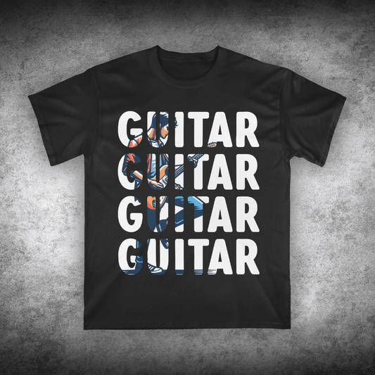 Guitar Stacked Rocker T-shirt