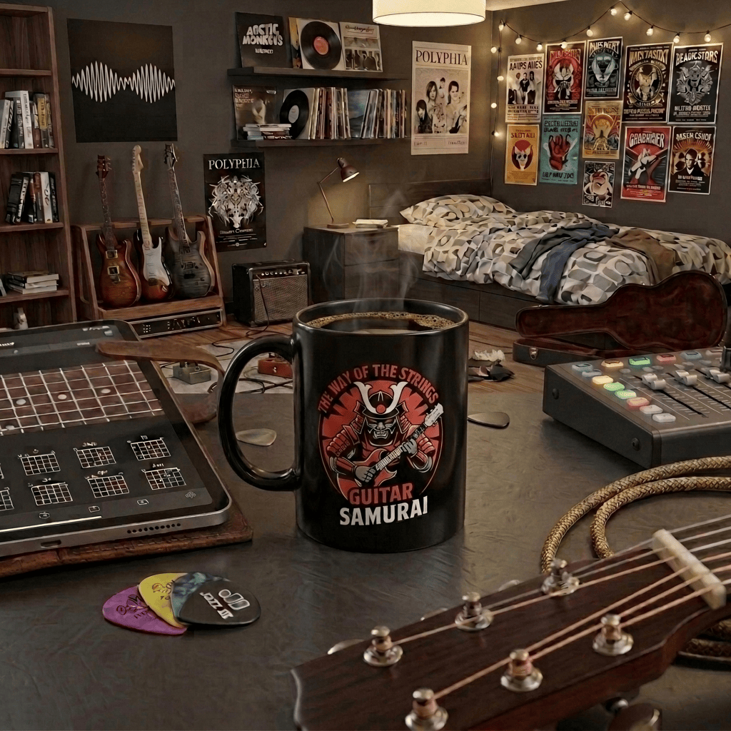 Guitar Samurai 11oz Mug