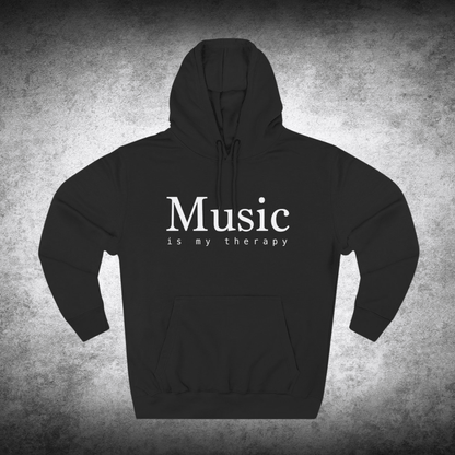 Music Is My Therapy Hoodie – Cozy Hoodie for Musicians and Music Lovers