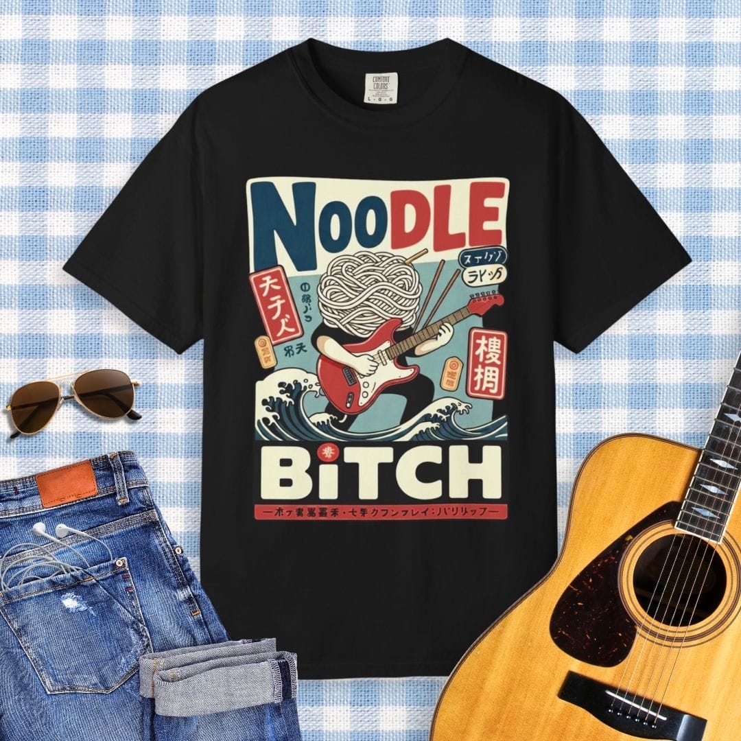 Noodle Bitch Guitar T-Shirt