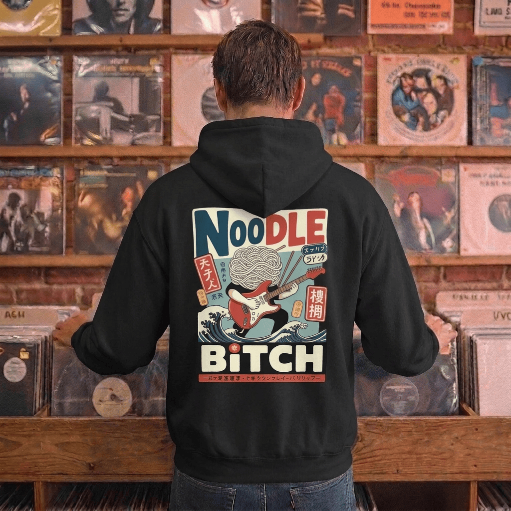 Noodle Bitch Guitar Hoodie