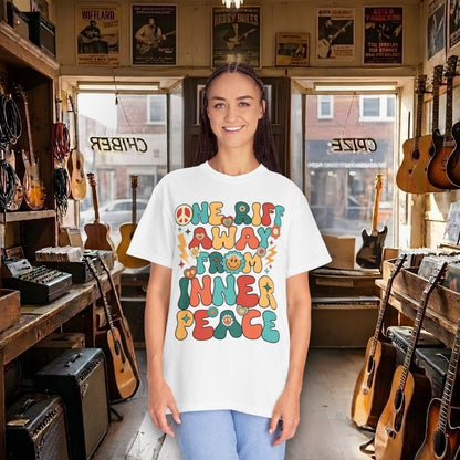 One Riff Away From Inner Peace Guitar T-Shirt