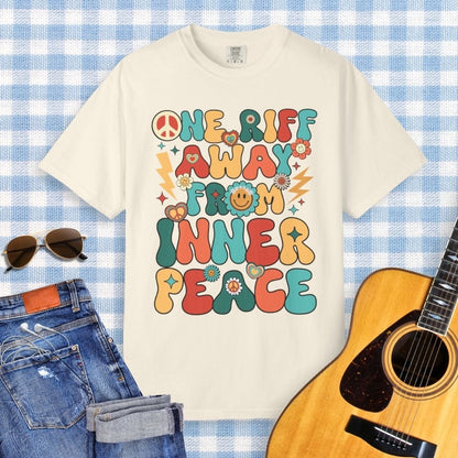 One Riff Away From Inner Peace Guitar T-Shirt