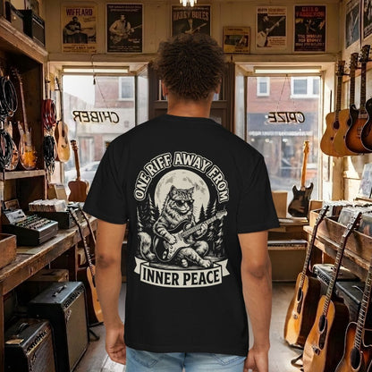 One Riff Away From Inner Peace Guitar T-Shirt