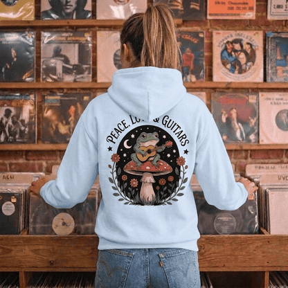 Peace Love & Guitar Hoodie