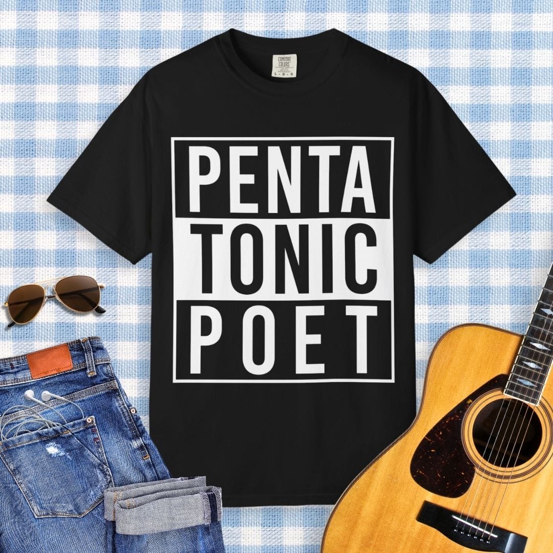 Pentatonic Poet Guitar T-shirt
