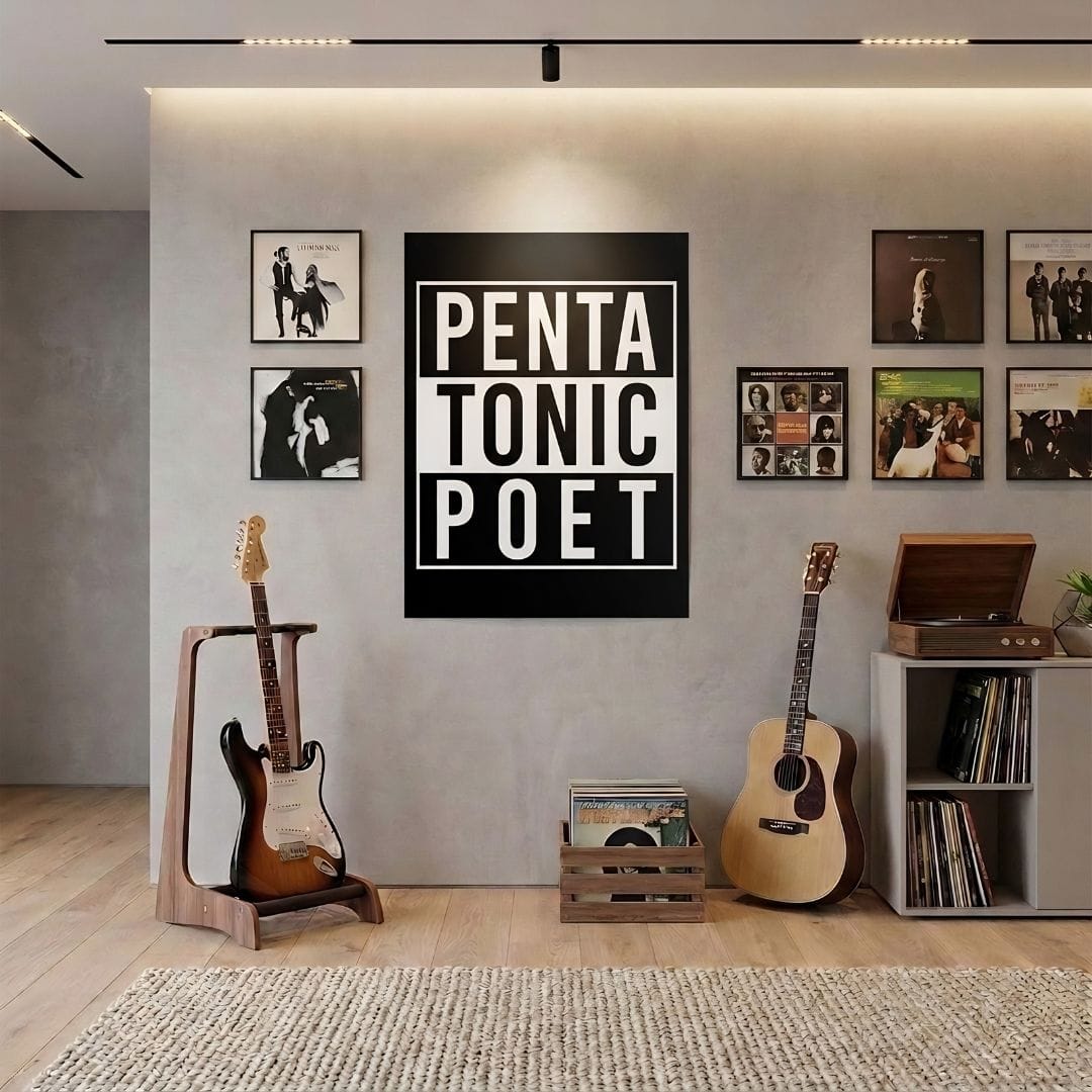 Pentatonic Poet Poster (24"x32")