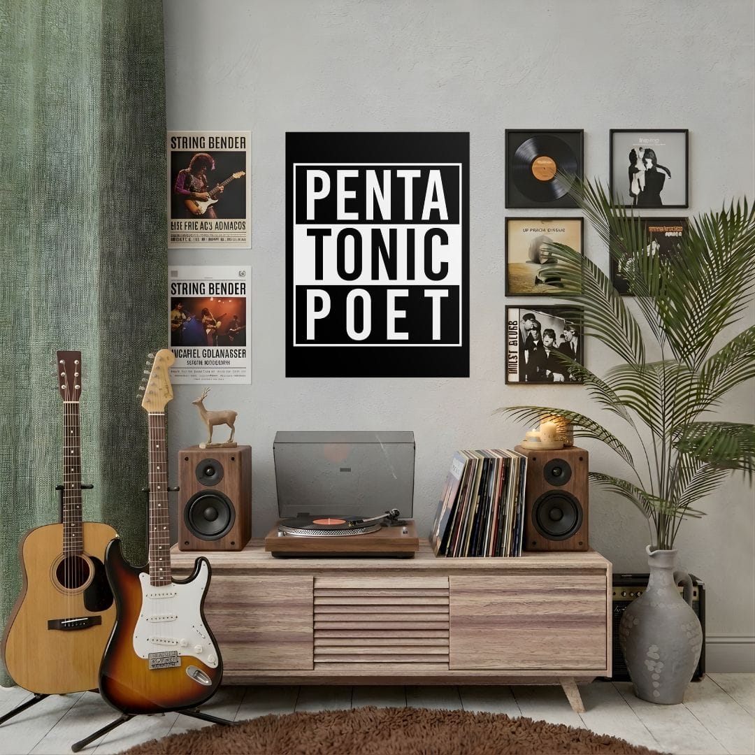 Pentatonic Poet Poster (24"x32")