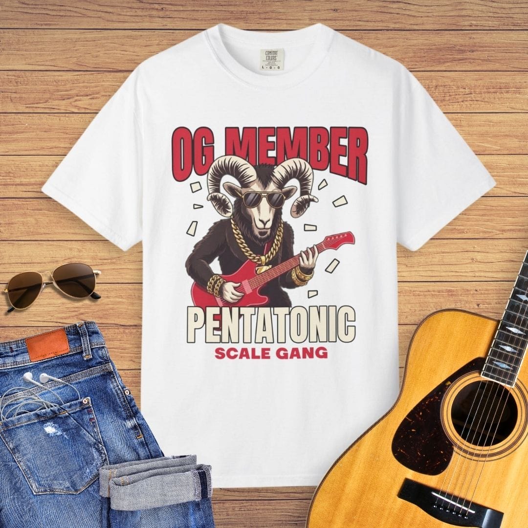 Pentatonic Scale Gang Guitar T-shirt