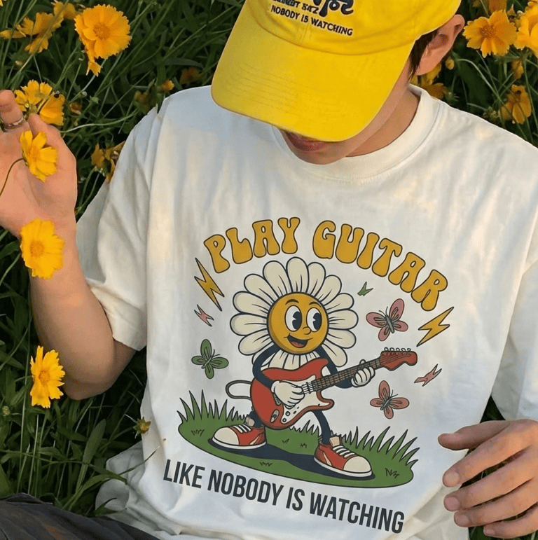 Play Guitar Daisy T-shirt