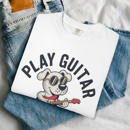 Play Guitar Pup T-shirt