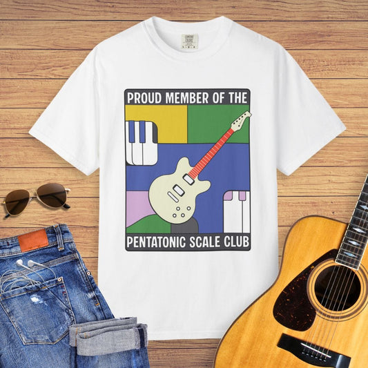 Proud Member Of The Pentatonic Scale Club T-shirt