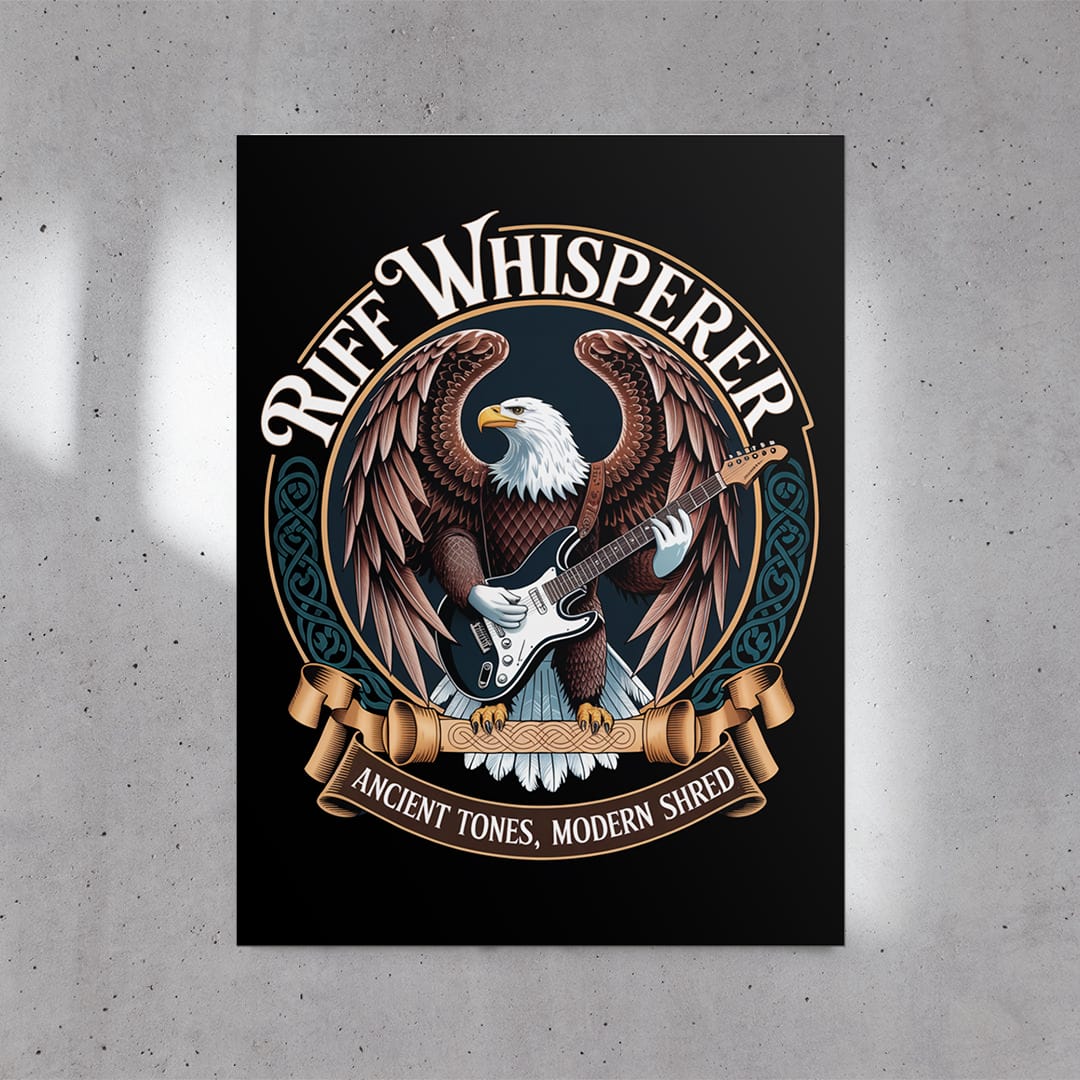 Riff Whisperer Guitar Poster (24"x32")