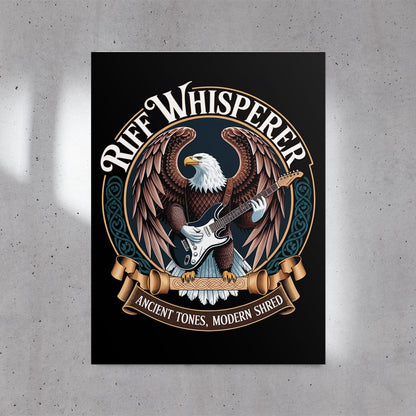 Riff Whisperer Guitar Poster (24"x32")