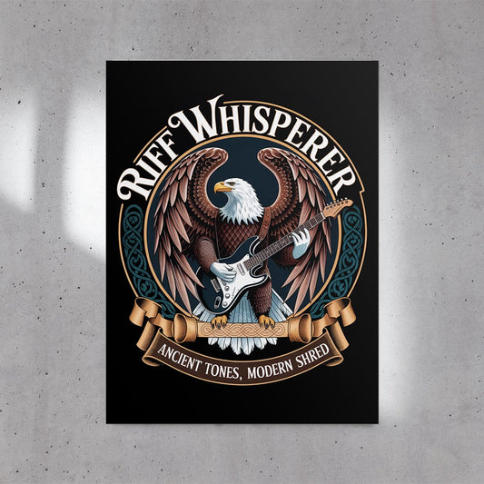 Riff Whisperer Guitar Poster (24"x32")