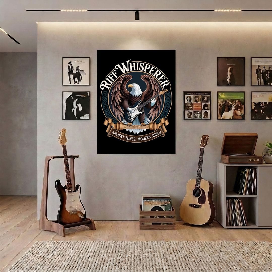 Riff Whisperer Guitar Poster (24"x32")